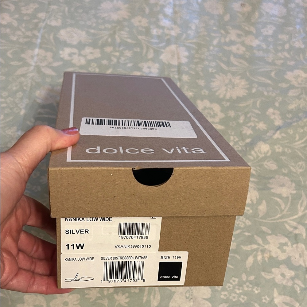 Dolce Vita Silver Mules & Clogs